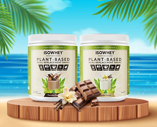 sydmarket.com- Combo 7: 3 Boxes of IsoWhey Plant-Based Protein Meal Replacement Shakes for Weight Loss Suitable for Vegetarians and Vegans