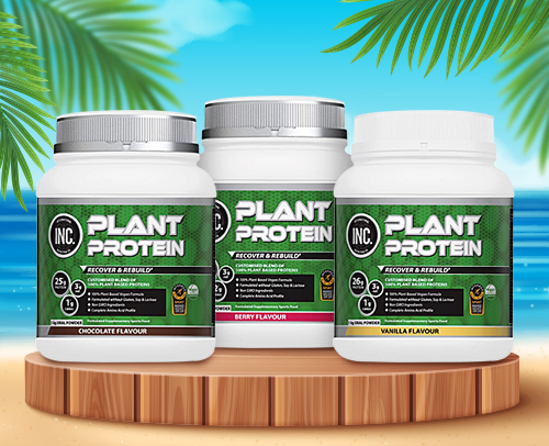 sydmarket.com- Combo 15: 2 Large Boxes of INC Brand Plant-Based Vegan Protein Supplement